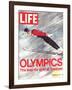 Olympics, Ski Jumper Yukio Kasaya, February 18, 1972-John Dominis-Framed Photographic Print