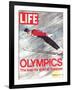 Olympics, Ski Jumper Yukio Kasaya, February 18, 1972-John Dominis-Framed Photographic Print