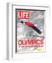 Olympics, Ski Jumper Yukio Kasaya, February 18, 1972-John Dominis-Framed Photographic Print