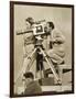 Olympische Spiele 1936 Leni Riefenstahl and One of Her Team Recording the Games-Paul Wolff-Framed Art Print