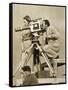 Olympische Spiele 1936 Leni Riefenstahl and One of Her Team Recording the Games-Paul Wolff-Framed Stretched Canvas