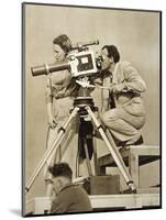 Olympische Spiele 1936 Leni Riefenstahl and One of Her Team Recording the Games-Paul Wolff-Mounted Art Print