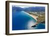 Olympos and Cirali beach aerial, Antalya, Turkey.-Ali Kabas-Framed Photographic Print