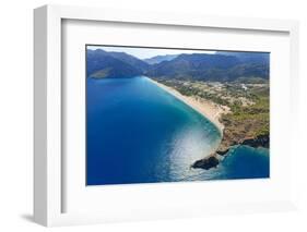 Olympos and Cirali beach aerial, Antalya, Turkey.-Ali Kabas-Framed Photographic Print