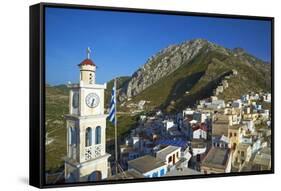 Olympos, Karpathos, Dodecanese, Greek Islands, Greece, Europe-null-Framed Stretched Canvas