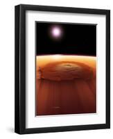 Olympus Mons, Mars-Detlev Van Ravenswaay-Framed Premium Photographic Print