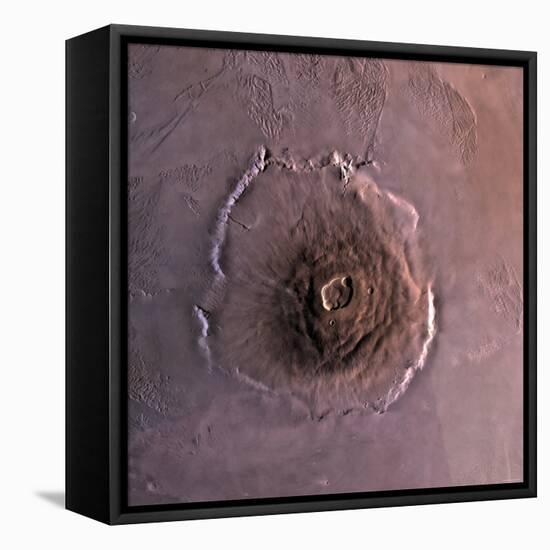 Olympus Mons, the Largest known Volcano in the Solar System-Stocktrek Images-Framed Stretched Canvas