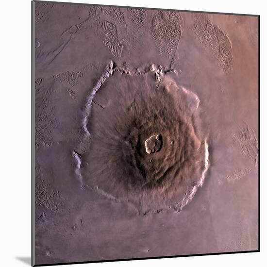 Olympus Mons, the Largest known Volcano in the Solar System-Stocktrek Images-Mounted Photographic Print
