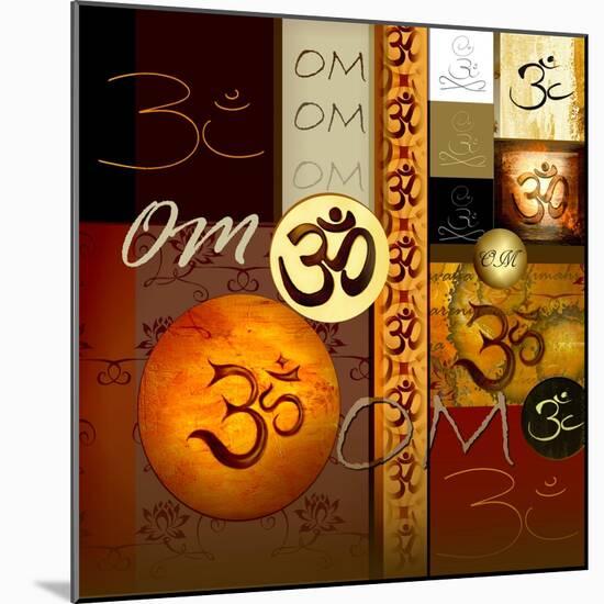 Om-Collage-Christine Ganz-Mounted Art Print