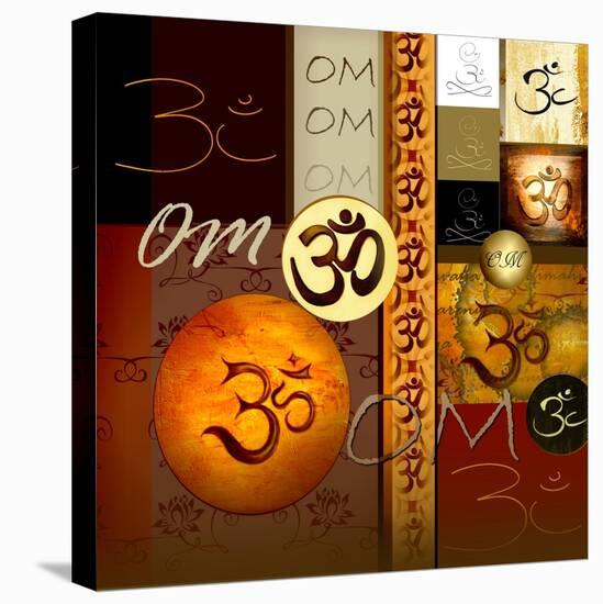 Om-Collage-Christine Ganz-Stretched Canvas