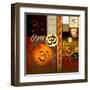 Om-Collage-Christine Ganz-Framed Art Print