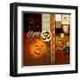 Om-Collage-Christine Ganz-Framed Art Print