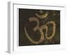 Om Grunge Symbol-pashabo-Framed Art Print