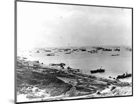 Omaha Beach on D-Day-null-Mounted Photographic Print