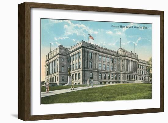 Omaha High School, Omaha, Nebraska-null-Framed Art Print