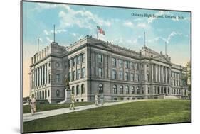 Omaha High School, Omaha, Nebraska-null-Mounted Art Print