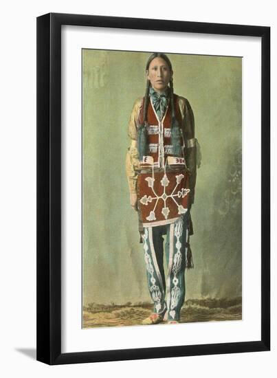 Omaha Indian-null-Framed Art Print