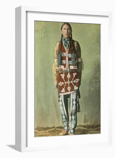 Omaha Indian-null-Framed Art Print