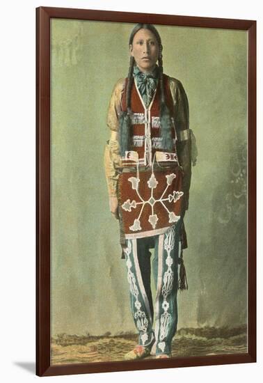 Omaha Indian-null-Framed Art Print