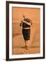 Omaha, NE, Omaha Minor League, Ted Kennedy, Baseball Card-Lantern Press-Framed Art Print