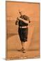 Omaha, NE, Omaha Minor League, Ted Kennedy, Baseball Card-Lantern Press-Mounted Art Print