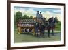 Omaha, Nebraska - Storz Brewing Company Beer Delivery Carriage-Lantern Press-Framed Premium Giclee Print