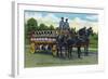 Omaha, Nebraska - Storz Brewing Company Beer Delivery Carriage-Lantern Press-Framed Art Print