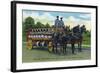 Omaha, Nebraska - Storz Brewing Company Beer Delivery Carriage-Lantern Press-Framed Art Print