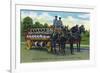 Omaha, Nebraska - Storz Brewing Company Beer Delivery Carriage-Lantern Press-Framed Art Print