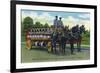 Omaha, Nebraska - Storz Brewing Company Beer Delivery Carriage-Lantern Press-Framed Art Print