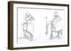 Omahas, Fort Leavenworth, Lower Missouri, 1841-Myers and Co-Framed Giclee Print