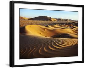 Oman, Empty Quarter; the Martian-Like Landscape of the Empty Quarter Dunes;-Niels Van Gijn-Framed Photographic Print