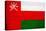Oman Flag Design with Wood Patterning - Flags of the World Series-Philippe Hugonnard-Stretched Canvas