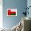 Oman Flag Design with Wood Patterning - Flags of the World Series-Philippe Hugonnard-Framed Art Print displayed on a wall