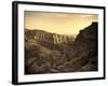 Oman, Hajjar Mountain Range, Jebel Shams Mountain, Wadi Ghul, the 'Grand Canyon of Arabia'-Michele Falzone-Framed Photographic Print