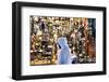 Oman, Muscat. Local Man Walking in Front of Shop Window in the Old Souk-Matteo Colombo-Framed Photographic Print
