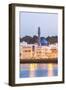 Oman, Muscat. Mutrah Harbour and Old Town at Dusk-Matteo Colombo-Framed Photographic Print