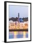 Oman, Muscat. Mutrah Harbour and Old Town at Dusk-Matteo Colombo-Framed Photographic Print