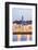 Oman, Muscat. Mutrah Harbour and Old Town at Dusk-Matteo Colombo-Framed Photographic Print