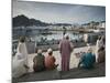 Oman, Muscat, Mutrah, Morning at the Mutrah Fish Market-Walter Bibikow-Mounted Photographic Print