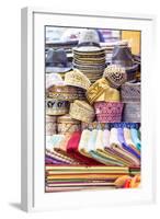 Oman, Muscat. Souvenirs for Sale at a Shop in the Old Souk of Mutrah-Matteo Colombo-Framed Photographic Print