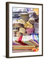 Oman, Muscat. Souvenirs for Sale at a Shop in the Old Souk of Mutrah-Matteo Colombo-Framed Photographic Print