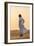 Oman, Wahiba Sands. an Omani Guide Enjoys the Sunset on Sand Dunes in Wahiba Sands.-Nigel Pavitt-Framed Photographic Print