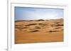 Oman, Wahiba Sands. Camels Belonging to Bedouins Cross Sand Dunes in Wahiba Sands.-Nigel Pavitt-Framed Photographic Print