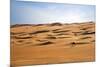 Oman, Wahiba Sands. Camels Belonging to Bedouins Cross Sand Dunes in Wahiba Sands.-Nigel Pavitt-Mounted Photographic Print
