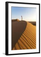 Oman, Wahiba Sands. Tourist on the Sand Dunes (Mr)-Matteo Colombo-Framed Photographic Print