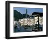 Omanis Walk and Sit Alongside Muttrah's Busy Corniche-John Warburton-lee-Framed Photographic Print