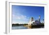 Omar Ali Saifuddien Mosque, Bandar Seri Begawan, Brunei, Borneo, Southeast Asia-Christian-Framed Photographic Print