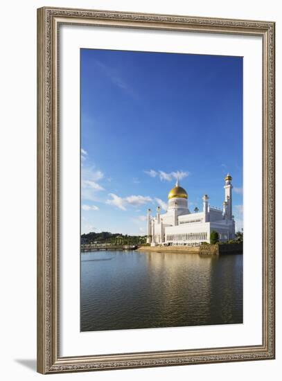 Omar Ali Saifuddien Mosque, Bandar Seri Begawan, Brunei, Borneo, Southeast Asia-Christian-Framed Photographic Print