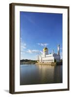 Omar Ali Saifuddien Mosque, Bandar Seri Begawan, Brunei, Borneo, Southeast Asia-Christian-Framed Photographic Print